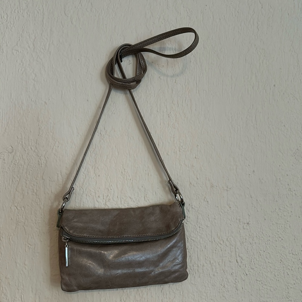 Vintage Hobo Leather  Cross Body Purse